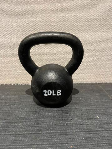 20 lb gietijzeren kettlebell gewicht  beschikbaar voor biedingen