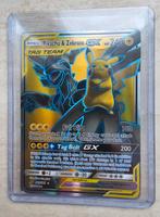 Pikachu & Zekrom GX 162/181 beschadigd, Hobby en Vrije tijd, Verzamelkaartspellen | Pokémon, Ophalen of Verzenden, Gebruikt
