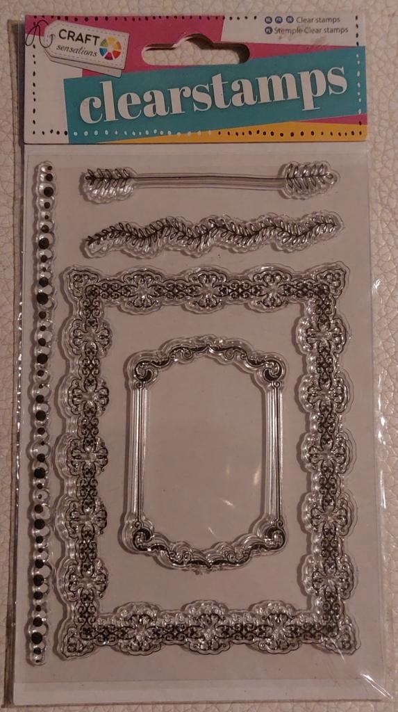 Craft Sensations Clearstempel Set - Randen & Pijl, Hobby en Vrije tijd, Stempelen, Nieuw, Clearstamp, Ophalen of Verzenden