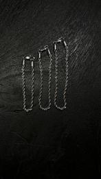 Partij sieraden rope, cuban en meer goud zilver kleurige, Ophalen of Verzenden, Nieuw