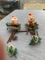 Vintage kertstmannetjes (windgong), Ophalen of Verzenden, Zo goed als nieuw