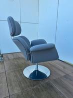 Artifort fauteuil big tulip F545 grijze stof, Huis en Inrichting, Minder dan 75 cm, Stof, Ophalen of Verzenden, Zo goed als nieuw