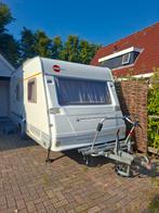 Bürstner 400 TS met mover, voortent nieuwe banden + keuring, Caravans en Kamperen, Caravans, Mover, Treinzit, 750 - 1000 kg, Particulier
