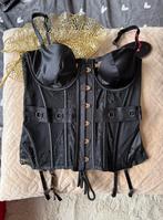Hunkemöller private collectie pleasure bustier maat 75C, Hunkemöller, Ophalen of Verzenden, Zwart, Body of Korset