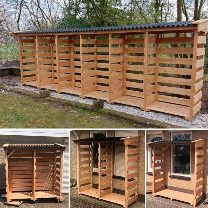 Houthok Houtopslag, Tuin en Terras, Haardhout, Minder dan 3 m³, Ophalen