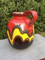 Retro Fat Lava vaas Scheurich 484 - West Germany - 30cm, Huis en Inrichting, Woonaccessoires | Vazen, Gebruikt, Aardewerk of Porselein