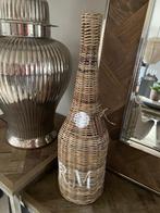 Riviera maison rattan bubbles bottle / champagnefles, Huis en Inrichting, Overige kleuren, Ophalen of Verzenden, Minder dan 50 cm