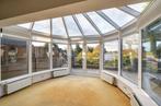 Ronde, witte kunststof serre mét raamdecoratie, Tuin en Terras, Overkappingen, Ophalen, Gebruikt, Serre