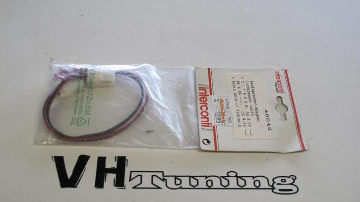 Citroen AX/BX/CX interconti luidspreker adapterkabel 40042, Auto diversen, Autospeakers, Nieuw, Ophalen of Verzenden