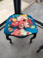 Leuk krukje/ nachtkastje/ bijzettafeltje, Ophalen of Verzenden, Rond, Minder dan 55 cm, Minder dan 45 cm