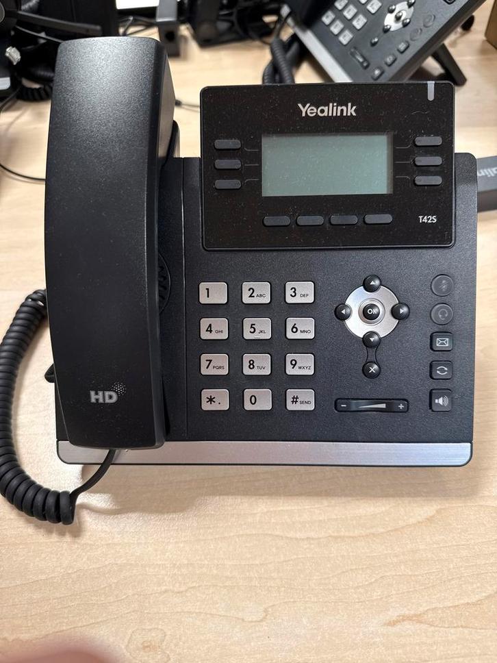 Yealink T42S VoIP Telefoon, Telecommunicatie, Vaste telefoons | Handsets en Draadloos, Gebruikt, 1 handset, Ophalen of Verzenden