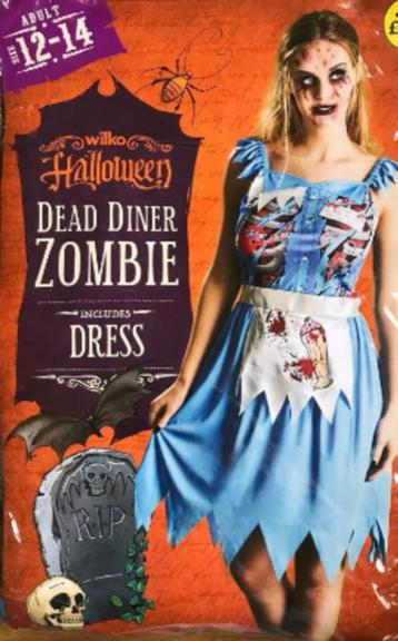 Dead diner Zombie jurk mt S beschikbaar voor biedingen