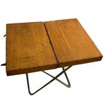 Vintage SCHILDERSKOFFER tafel antieke koffer behangtafeltje, Antiek en Kunst, Curiosa en Brocante, Ophalen of Verzenden