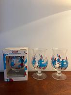 3 Piet Parra Duvel bierglazen / woei supreme huf glas stussy, Verzamelen, Ophalen of Verzenden, Zo goed als nieuw, Bierglas