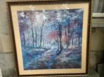 Bosgezicht, Antiek en Kunst, Kunst | Schilderijen | Klassiek, Ophalen of Verzenden