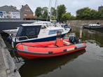 Professionele Hypalon Rib, 90PK 2TAKT & Pega kanteltrailer, Watersport en Boten, Gebruikt, 70 tot 120 pk, Benzine, Overige materialen