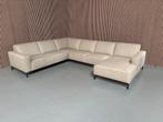 GRATIS LEVERING U-bank Donkergroen 350x265x160 SHOWROOMMODEL, Hoekbank, Ophalen of Verzenden, Vierpersoons of meer, 300 cm of meer