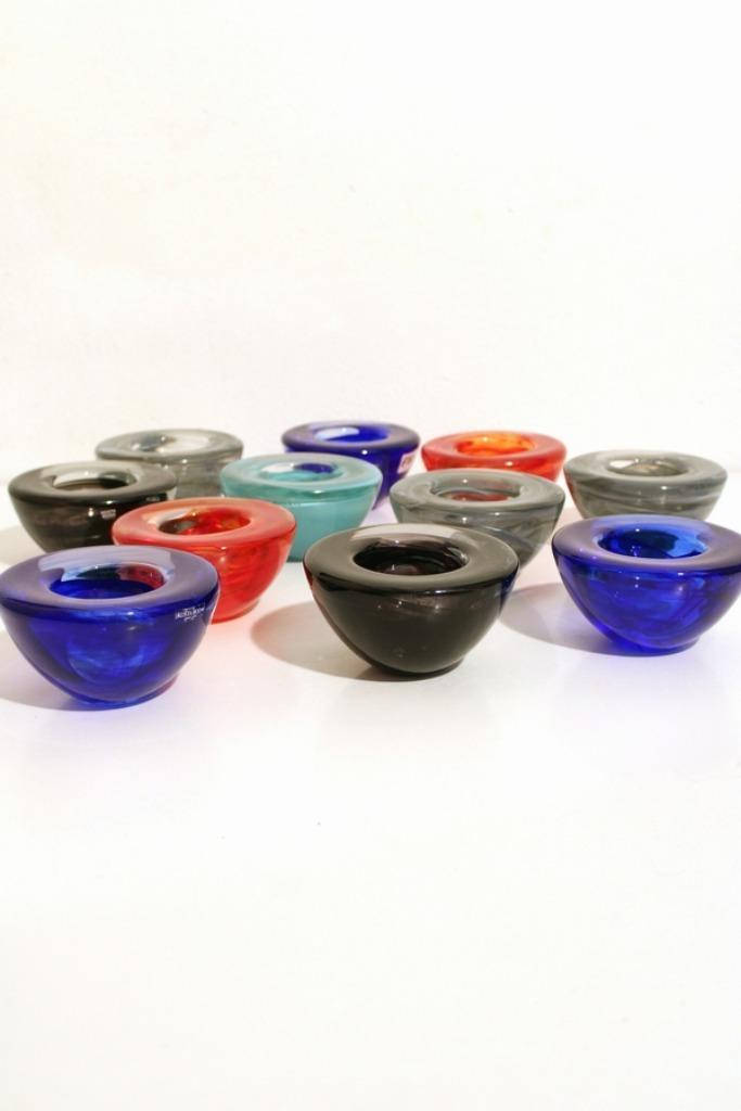 Kosta Boda Atoll waxinelicht houder scandinavisch design, Huis en Inrichting, Woonaccessoires | Kandelaars en Kaarsen, Gebruikt