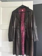 lederen jas kyra & co dames, Verzenden, Zo goed als nieuw, Maat 34 (XS) of kleiner, Bruin