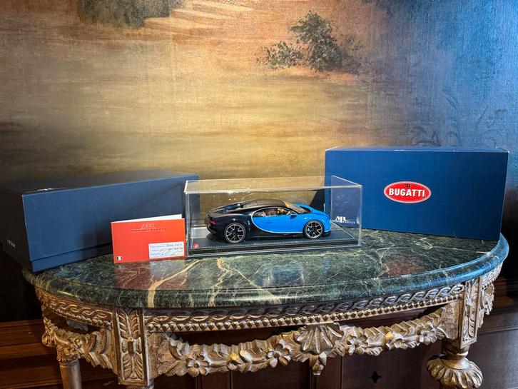 MR Collection Bugatti Chiron 1:18 - Nieuwstaat!, Hobby en Vrije tijd, Modelauto's | 1:18, Zo goed als nieuw, Auto, Overige merken