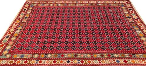 Perzisch tapijt Kelim Soumak 287 x 202/Handgeweven wol kilim, Huis en Inrichting, Stoffering | Tapijten en Kleden, Nieuw, 150 tot 200 cm