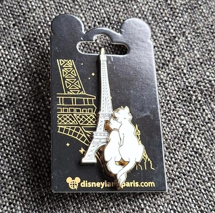 Aristokatten Eiffeltoren pin - Disneyland Parijs (nieuw), Verzamelen, Speldjes, Pins en Buttons, Nieuw, Speldje of Pin, Ophalen of Verzenden