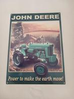 John Deere metalen reclamebord, Ophalen, Zo goed als nieuw, Reclamebord