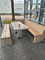Lounge set / buiten zitplaats, Tuin en Terras, Tuinsets en Loungesets, Ophalen, Gebruikt, Hardhout, Meer dan 8 zitplaatsen