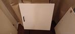 Ikea kastdeur glanswit 60x57cm met scharnieren, Ophalen, Minder dan 50 cm, Gebruikt, Wit
