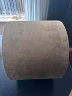 Grote gouden lampenkap van fluweel, Huis en Inrichting, 25 tot 50 cm, Overige kleuren, Rond, Ophalen of Verzenden