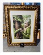 Goudkleurige klassieke lijst met 3-D afbeelding Gotic Draak, Minder dan 50 cm, Nieuw, Ophalen of Verzenden, Minder dan 50 cm