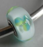 Trollbeads IJSBLAUWE BLOEM, Sieraden, Tassen en Uiterlijk, Bedels, Gebruikt, -, -, Trollbeads