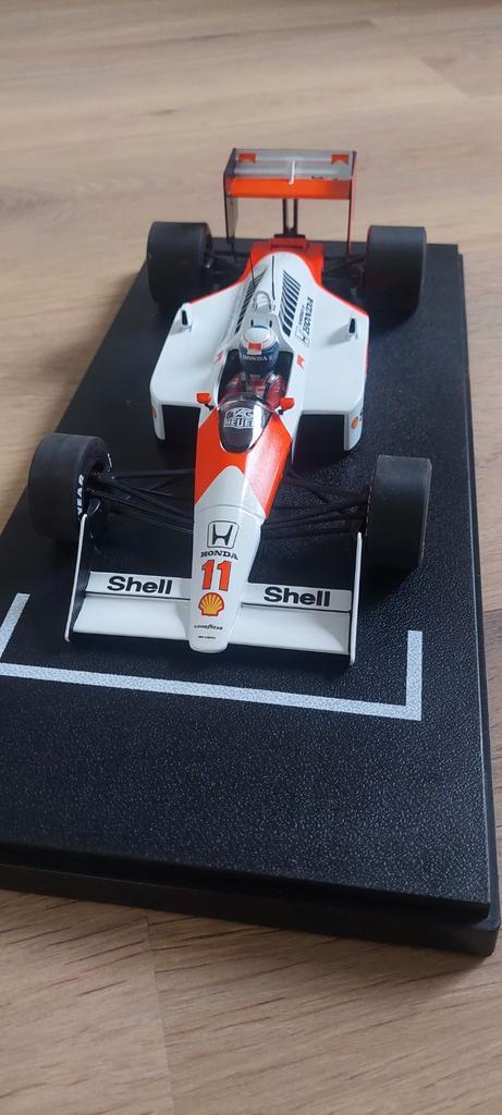 Alain Prost McLaren MP4/4 1:18 Minichamps, Hobby en Vrije tijd, Modelauto's | 1:18, Zo goed als nieuw, Auto, MiniChamps, Ophalen of Verzenden