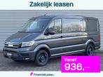 MAN TGE 35 2.0 L3H2 3.180 180PK Automaat 4x4 LED Camera Sens, Auto's, Bestelauto's, Automaat, Stof, Zwart, 4 cilinders