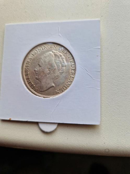 Nederland 1 gulden 1943 zeer fraai ;'', Postzegels en Munten, Munten | Nederland, Losse munt, 1 gulden, Koningin Wilhelmina, Zilver