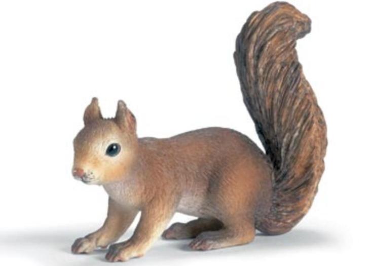Schleich 14367 eekhoorn, dierfiguur, Verzamelen, Dierenverzamelingen, Zo goed als nieuw, Beeldje of Figuurtje, Wild dier, Verzenden