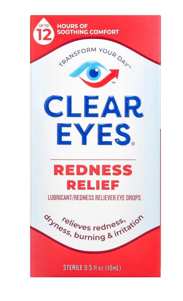 Clear Eyes oogdruppels 15 ml. tegen rode ogen, Sieraden, Tassen en Uiterlijk, Uiterlijk | Gezichtsverzorging, Nieuw, Verzorging