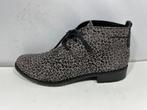 Marco Tozzi, maat 39 grijze schoenen met een dierenprint, Verzenden, Lage of Enkellaarzen, Marco Tozzi, Zo goed als nieuw
