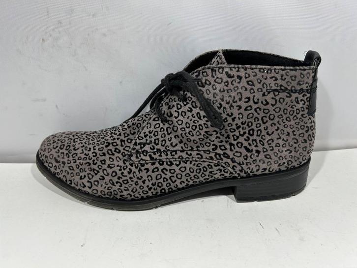Marco Tozzi, maat 39 grijze schoenen met een dierenprint, Kleding | Dames, Schoenen, Zo goed als nieuw, Lage of Enkellaarzen, Grijs