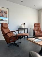 Prominent relaxfauteuil leder leer - Design Humberto, Huis en Inrichting, Fauteuils, Ophalen, Minder dan 75 cm, Leer, 50 tot 75 cm