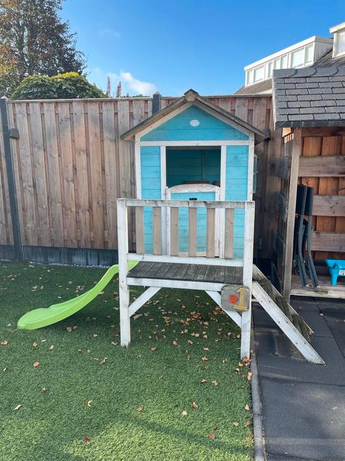 Leuk speelhuisje voor buiten, Kinderen en Baby's, Speelgoed | Buiten | Speelhuisjes, Gebruikt, Hout, Ophalen
