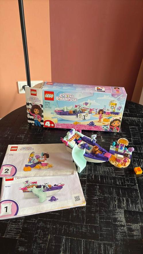Lego Gabby’s dollhouse boot en spa (10786), Kinderen en Baby's, Speelgoed | Duplo en Lego, Zo goed als nieuw, Ophalen