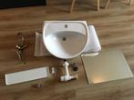 Badkamer wastafel gootsteen wasbak JIKA wit steen, Huis en Inrichting, Badkamer | Badkamermeubels, Ophalen, 50 tot 100 cm, Zo goed als nieuw