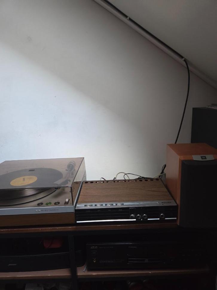 Phillips 22RH580 versterker en Phillips 212 platenspeler, Audio, Tv en Foto, Stereo-sets, Refurbished, Speakers, Overige merken