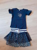 Leuk setje blauw rokje en shirt, Kinderen en Baby's, Kinderkleding | Maat 104, Gebruikt, Meisje, Frendz, Ophalen of Verzenden