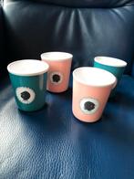 4 melamine jip en Janneke bekers, Overige materialen, Ophalen of Verzenden, Zo goed als nieuw, Overige stijlen