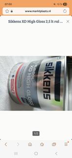 2,5 ltr Sikkens XD High Gloss 9016, Ophalen of Verzenden, Nieuw, Wit