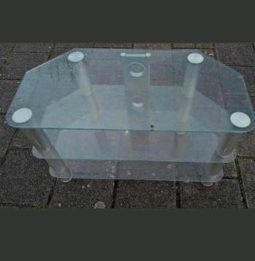 TV Tafel / TV Glass Table  beschikbaar voor biedingen