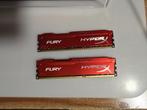 2x 8GB HyperX Fury DDR3 RAM, Computers en Software, RAM geheugen, DDR3, Ophalen of Verzenden, Zo goed als nieuw, Desktop