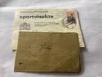 Sportvisakte 1985 - Zeldzaam! Met legeszegel, Ophalen of Verzenden, Gebruikt, Overige sporten, Overige typen